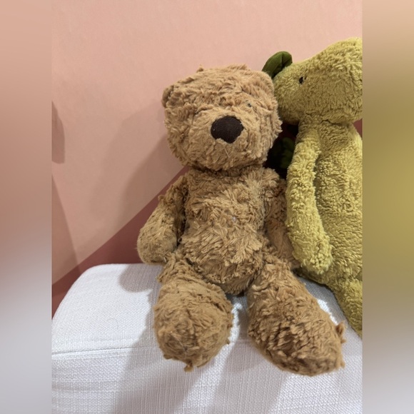 Retired Jellycat lot bundle bumbly teddy bear ostrich rainbow bashful dino pom - Picture 3 of 9